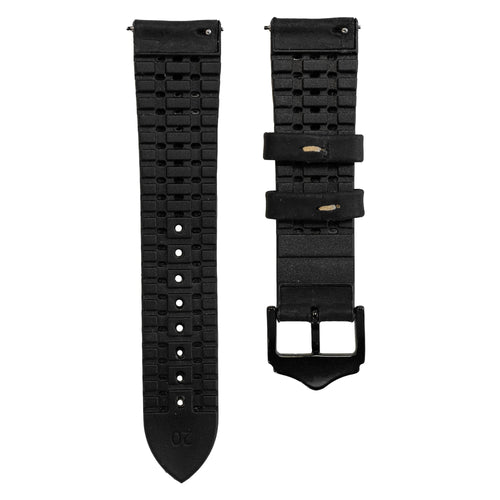 Amazfit GTR 2 Silicone/Leather Strap (Black)
