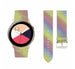 Samsung Galaxy Watch Active Leather Strap with Glitter (Rainbow)