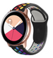Samsung Galaxy Watch Active Sport Strap (Black/Rainbow)