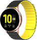 Samsung Galaxy Watch Active Magnetic Silicone Strap (Black/Yellow)