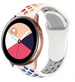 Samsung Galaxy Watch Active Sport Strap (White/Rainbow)