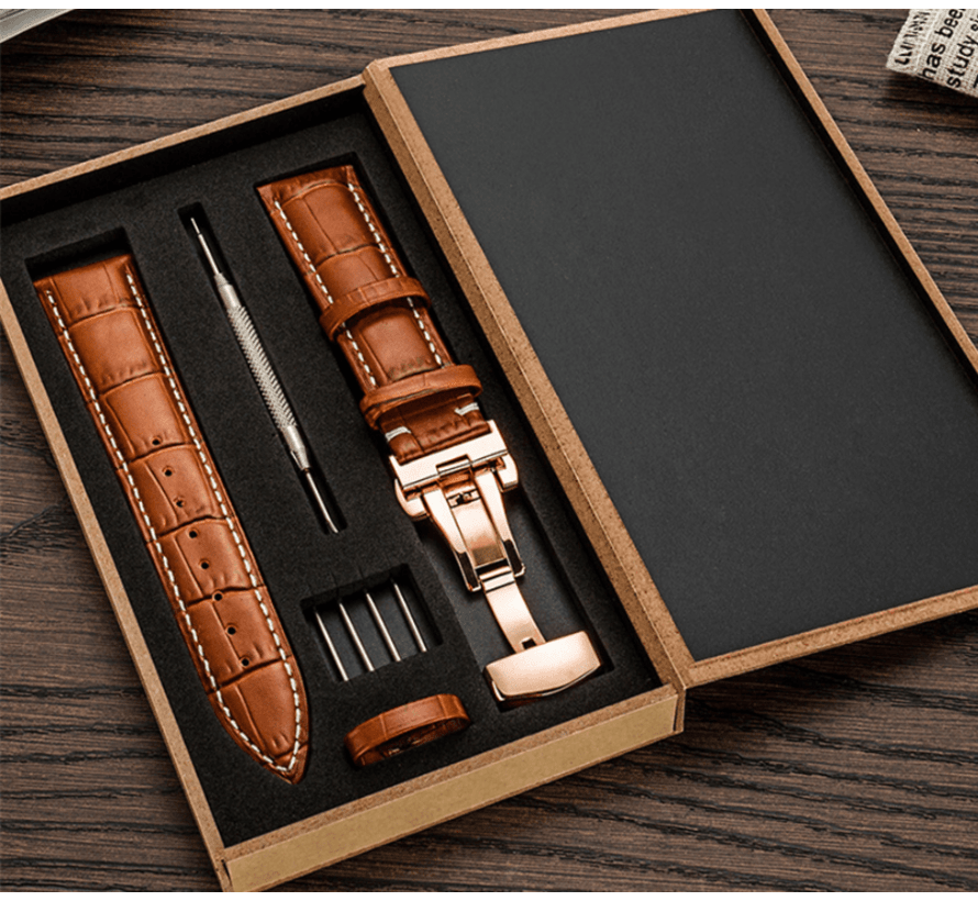 Coros Pace 2 Luxury Leather Strap (Brown)
