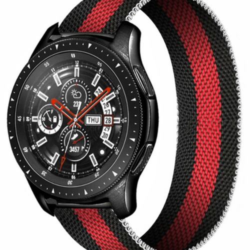 samsung-galaxy-watch-milanese-band-zwart-rood