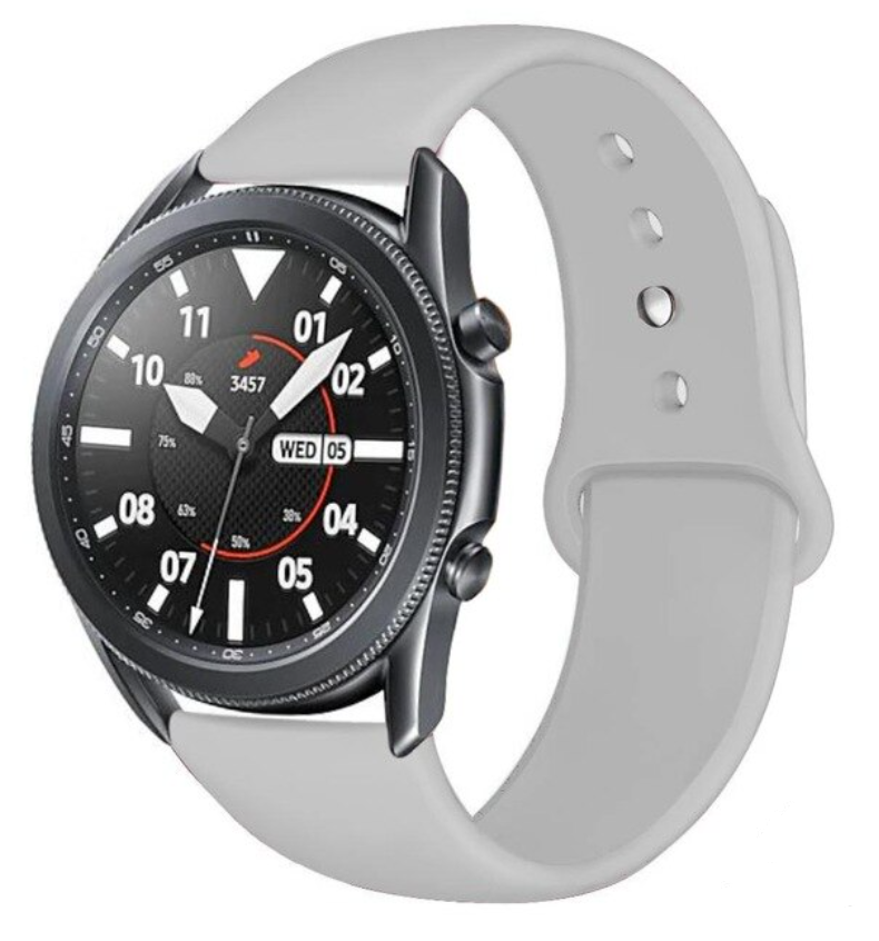 Samsung Galaxy Watch 45mm Sport Strap (Grey) - Main Image