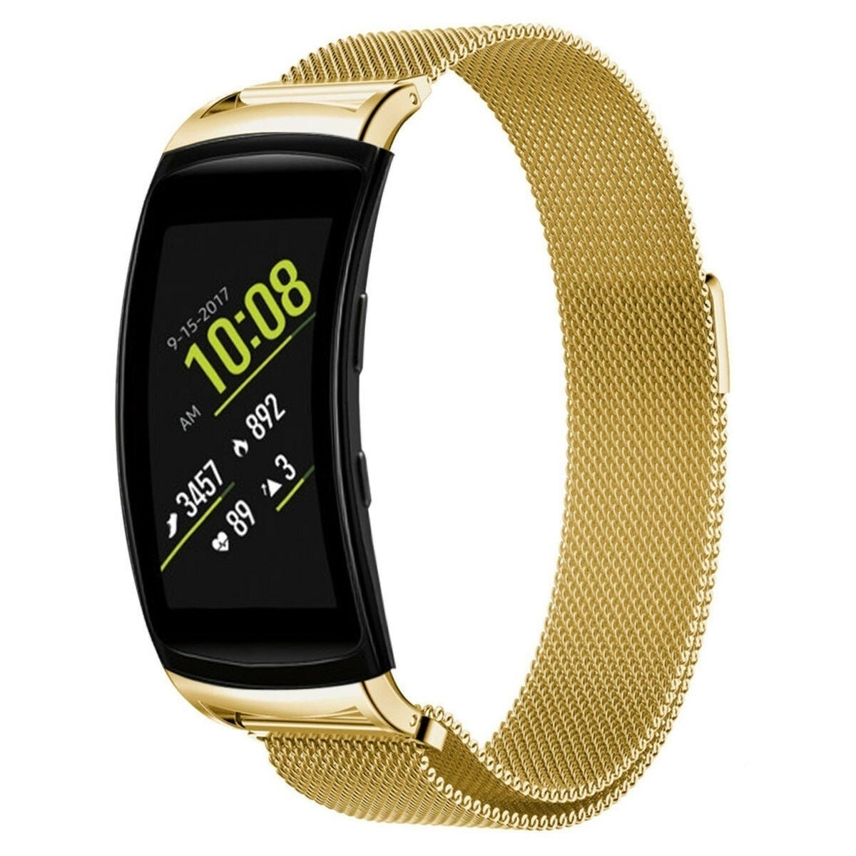 gear fit 2 band Samsung Gear Fit 2 (Pro) Milanese Strap (Gold)