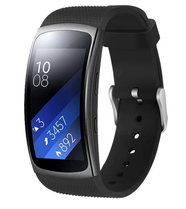 samsung-gear-fit-2-pro-siliconen-bandje-zwart