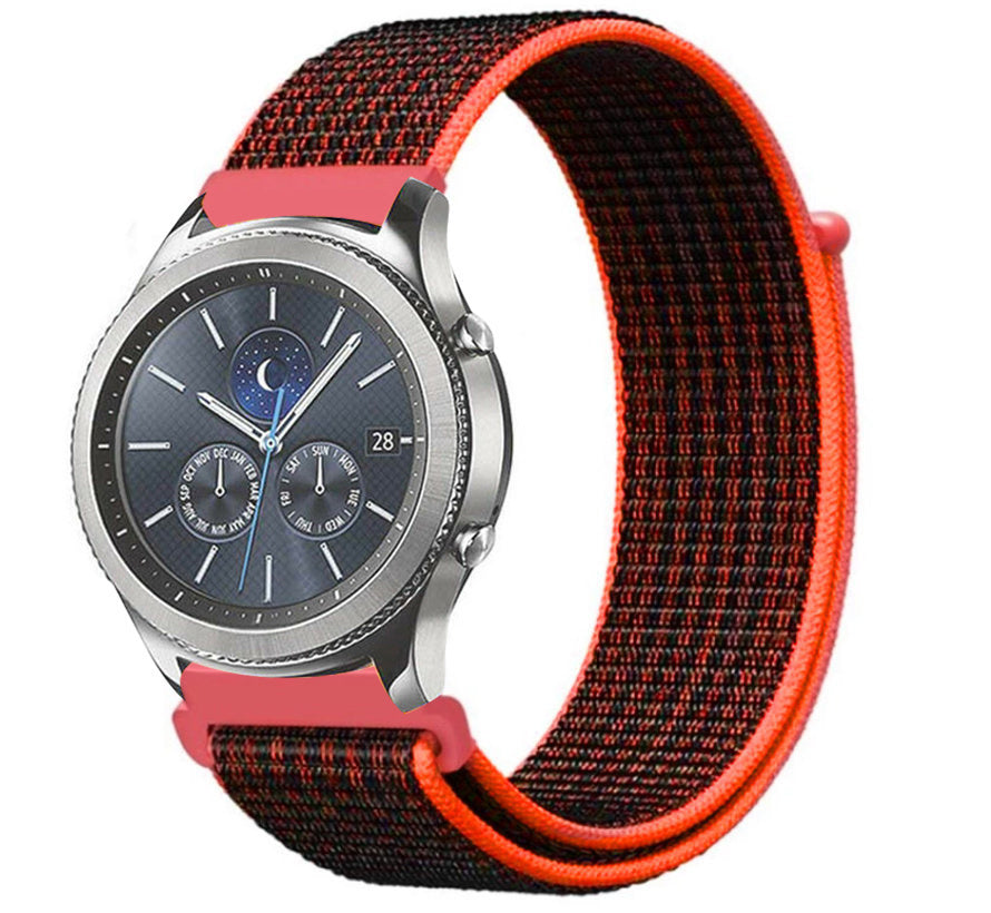 S3 Frontier Samsung Gear S3 Red Strap Case+20mm Watch Strap For