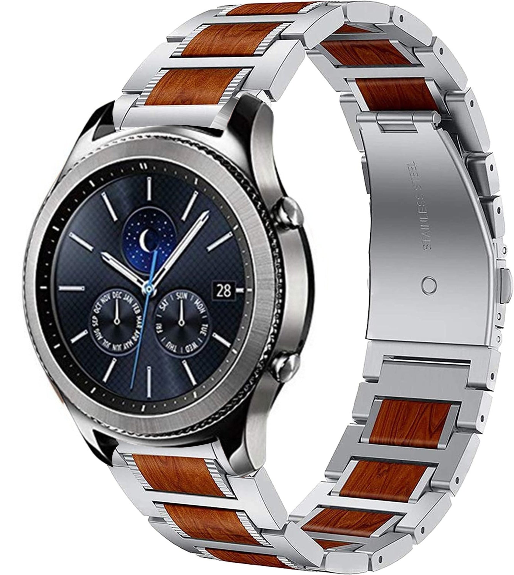 samsung-gear-s3-stalen-houten-band-zilver