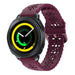 Samsung Gear Sport Silicone Strap Patterned (Burgundy)