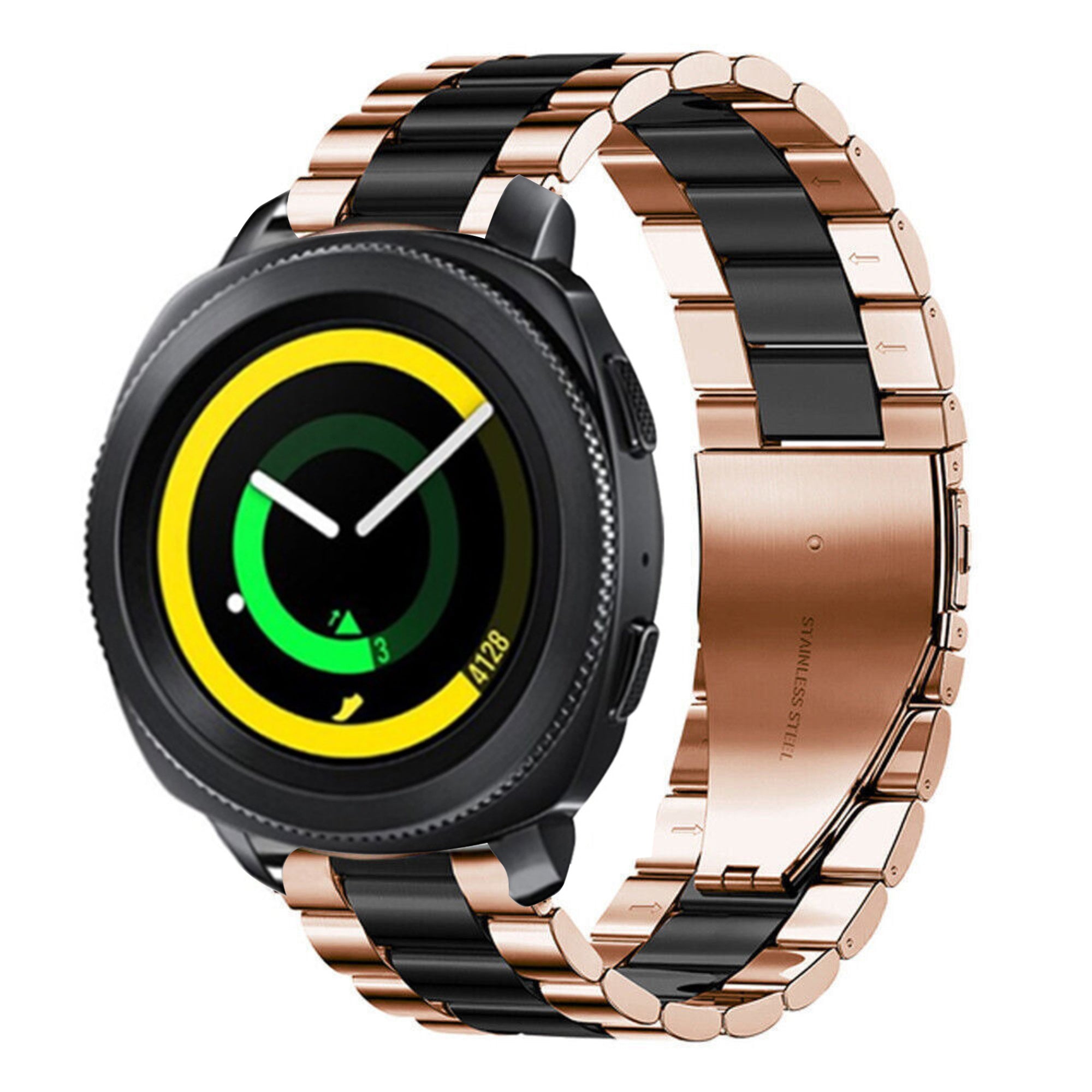 samsung-gear-sport-stalen-band-rose-goud-zwart