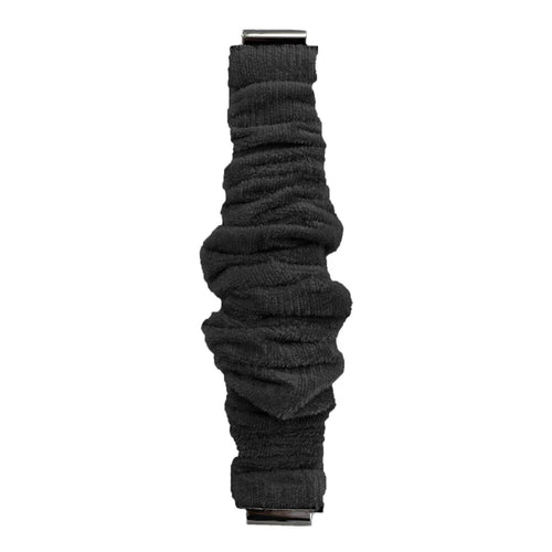 Watch Strap 20mm Scrunchie - Quick Release (Black)
