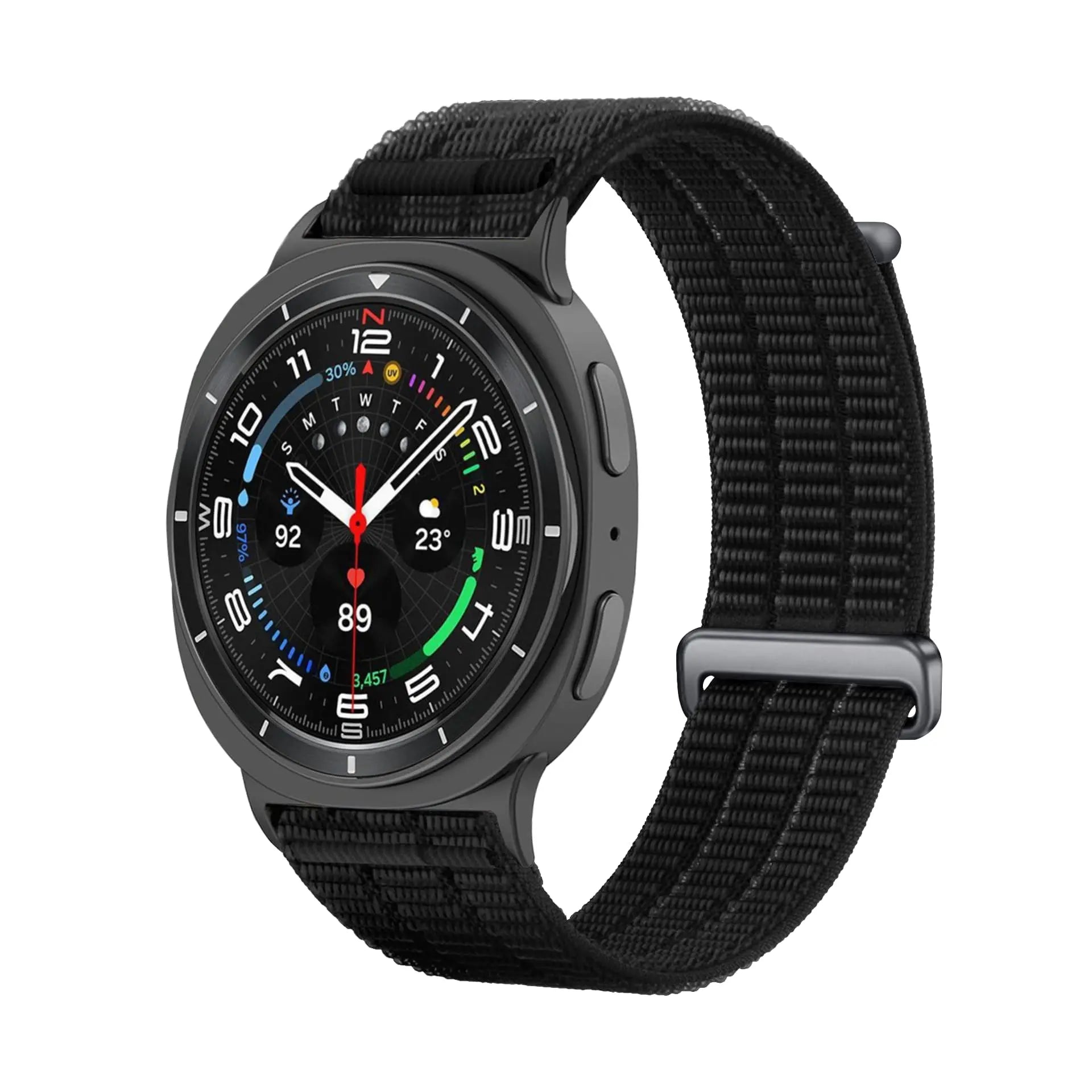 Samsung Galaxy Watch 8 - 44mm Nylon Air Strap (Black)