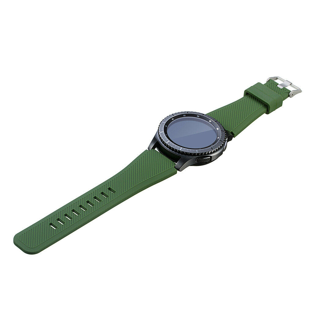 Coros Pace 2 Twill Silicone Strap (Dark Green)