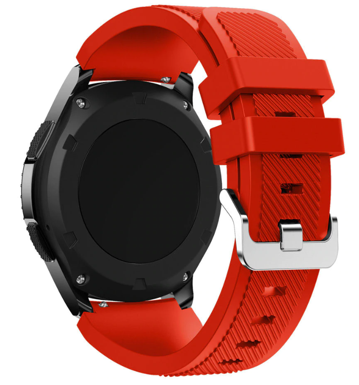 Withings ScanWatch 2 - 42mm Twill Silicone Strap (Red)