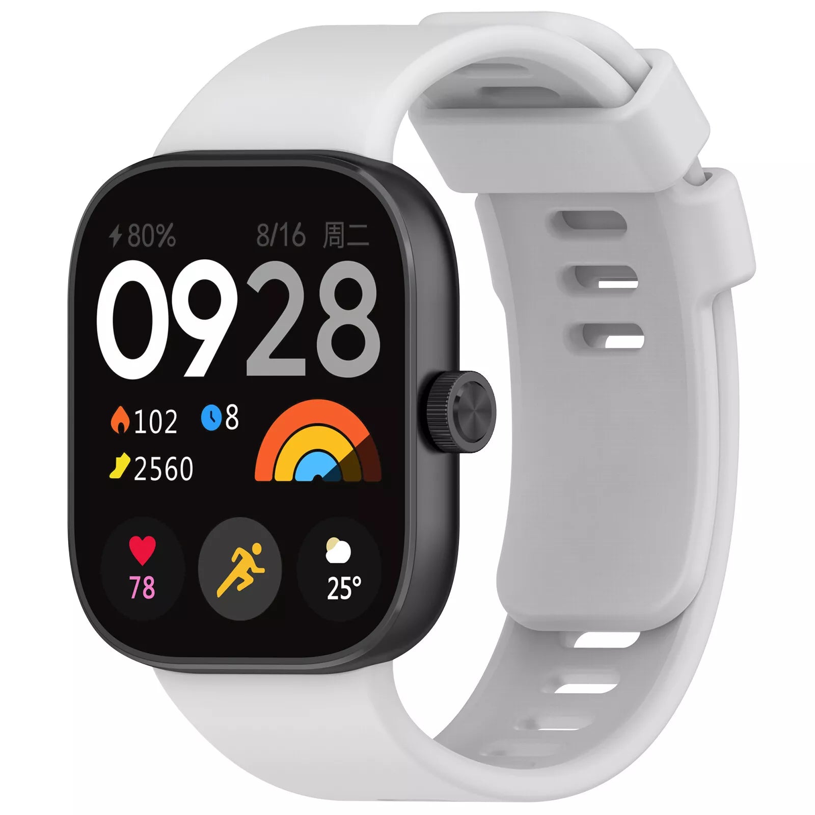 Redmi Watch 5 Silicone Strap (Light Grey)