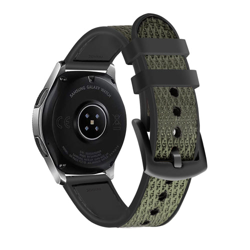 Withings Steel HR - 40mm Nylon Hybrid Strap (Green)