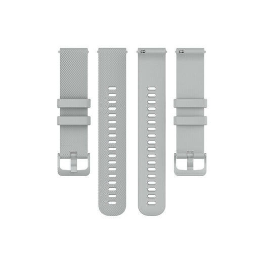 Amazfit Active Max Premium Silicone Strap (Grey)