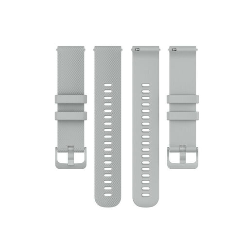Watch Strap Premium Silicone 20mm - Quick Release (Grey)