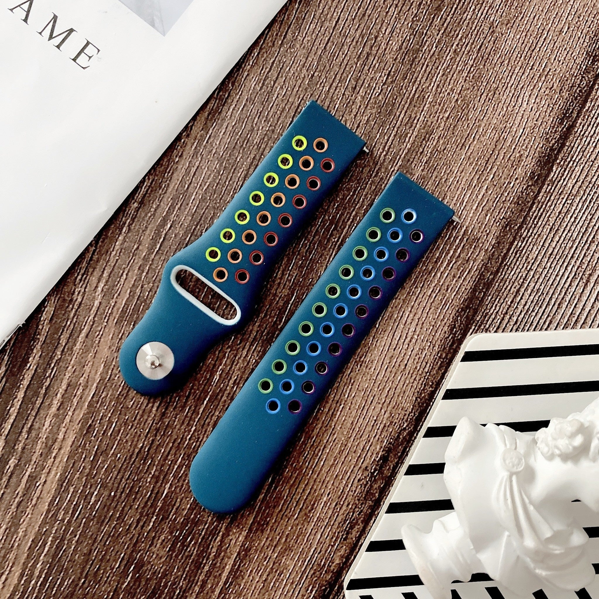 Amazfit Bip 5 Sport Strap (Pine Green/Colourful)