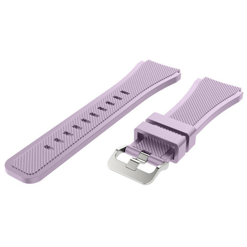 Fossil Gen 4 Explorist (HR) Silicone Strap (Lilac)