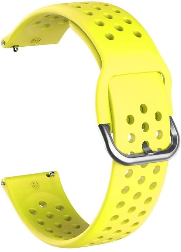 Coros Pace 2 Silicone Air Strap (Yellow)