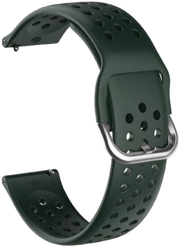 Withings Steel HR Sport Silicone Air Strap (Dark Green)