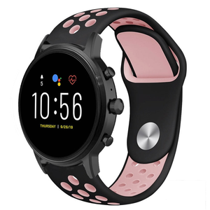 siliconen-bandje-met-gaatjes-roze-zwart-fossil-gen