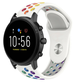 Fossil Gen 5 Sport Strap (White/Rainbow)
