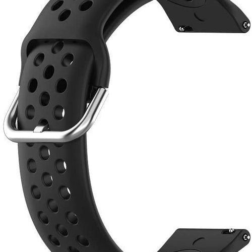 Coros Pace 4 Silicone Air Strap (Black)
