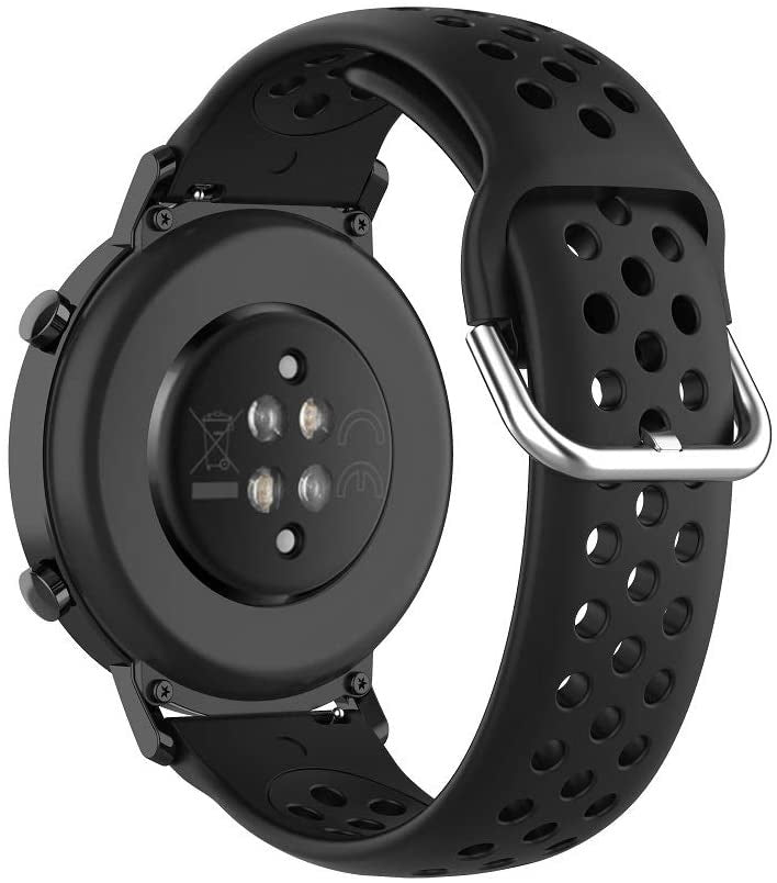 Coros Pace 2 Silicone Air Strap (Black)
