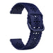 Polar Ignite 3 Patterned Silicone Strap (Dark Blue)