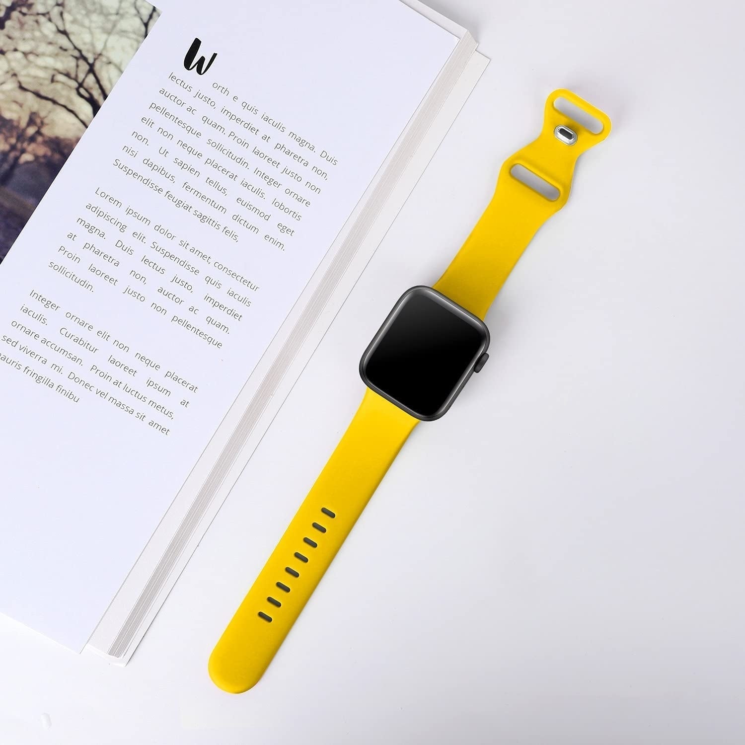 Apple Watch Silicone Strap Classic (Yellow)