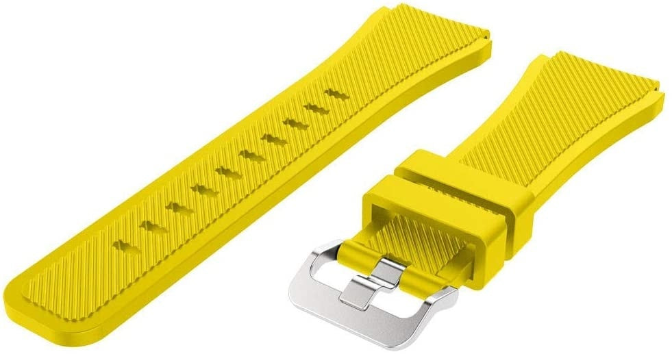 Amazfit Bip U (Pro) Twill Silicone Strap (Yellow)