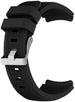 Watch Strap 20mm Silicone - Quick Release (Black)