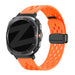 Bandz Samsung Galaxy Watch Ultra D-buckle Sport Strap 'Air' (Orange)