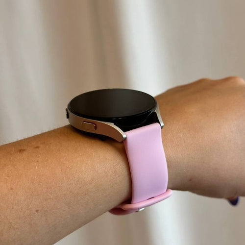 xoxo Wildhearts Fossil Gen 6 44mm Silicone Strap (Bright Pink)