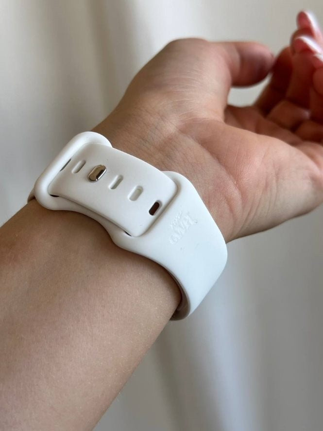xoxo Wildhearts OnePlus Watch Silicone Strap (White)