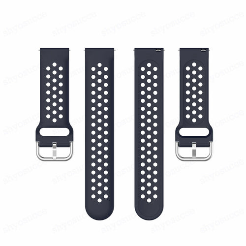 ICE Smart TKS Rectangular 1.41 Breathable Silicone Strap (Dark Blue)