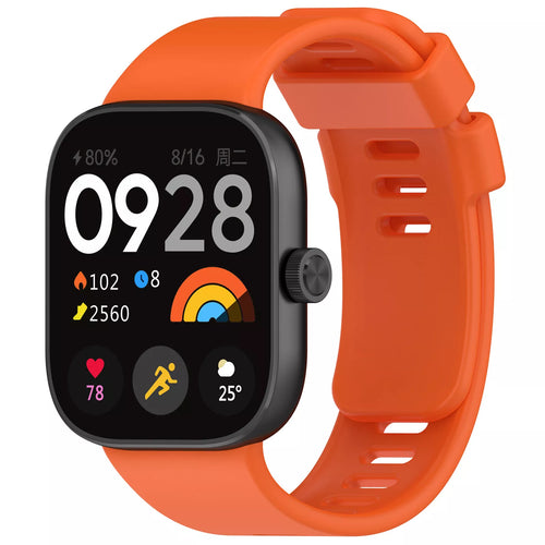 Redmi Watch 4 Silicone Strap (Orange)