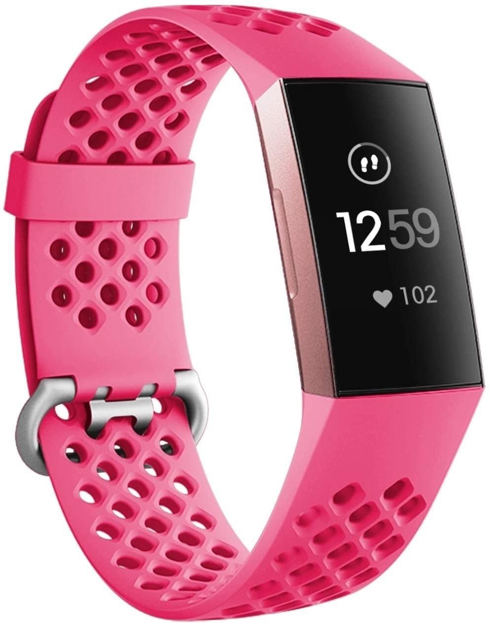 silikon-armband-pink-mit-loechern-fitbit-charge-4