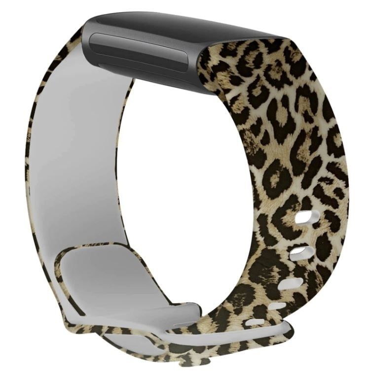 Lucky Leopard Fitbit Charge 5 Strap