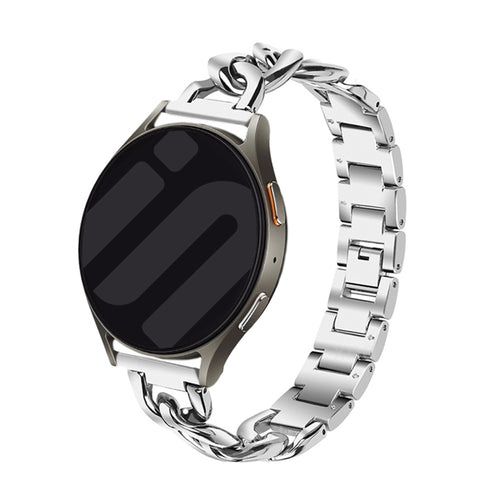 Samsung Galaxy Watch 42mm Steel Chain Strap (Silver)