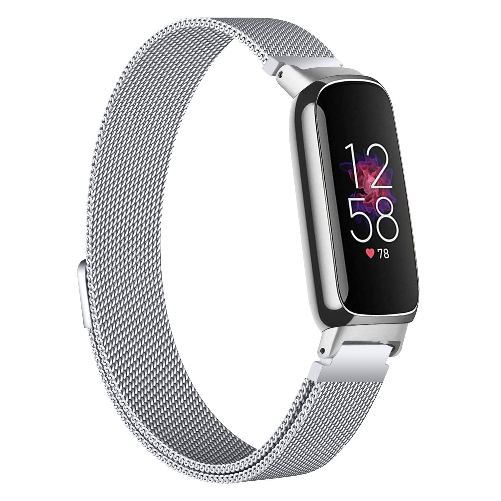 Fitbit Inspire Milanese Strap (Silver) - Main Image
