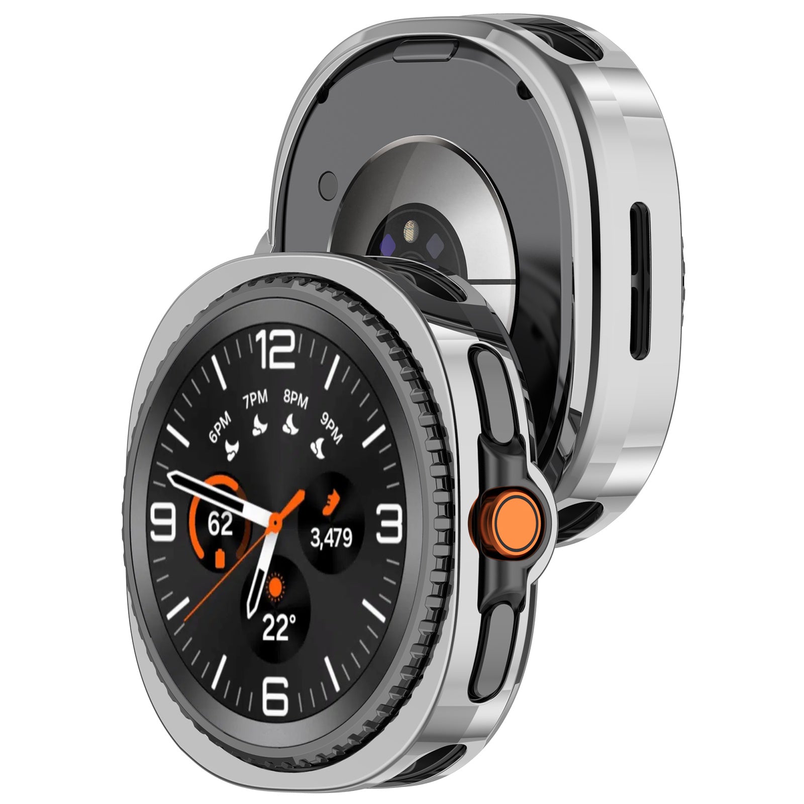 Samsung Galaxy Watch 8 Classic TPU Case (Silver)