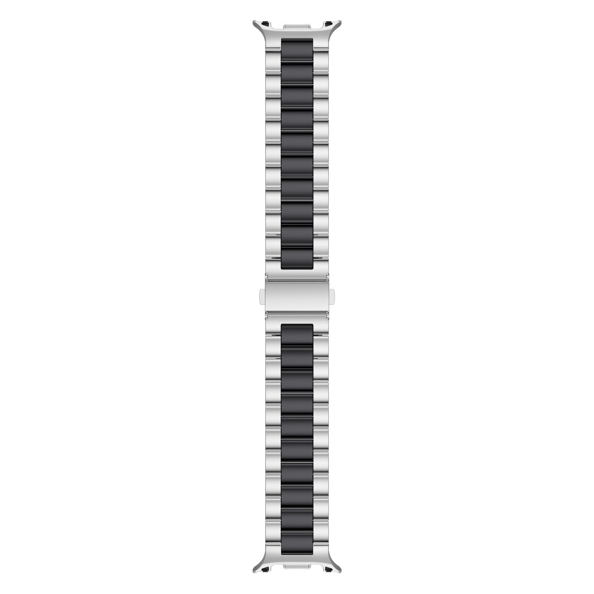 Samsung Galaxy Watch 8 - 44mm Steel Strap (Silver/Black)