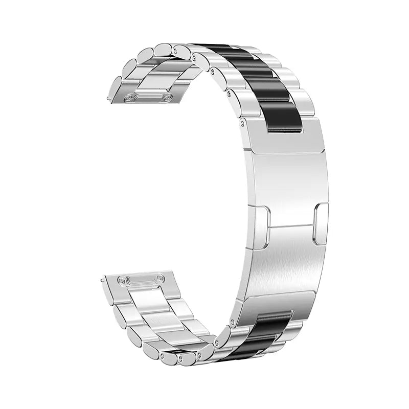 Fossil Gen 5 One Push' Steel Strap (Silver/Black)