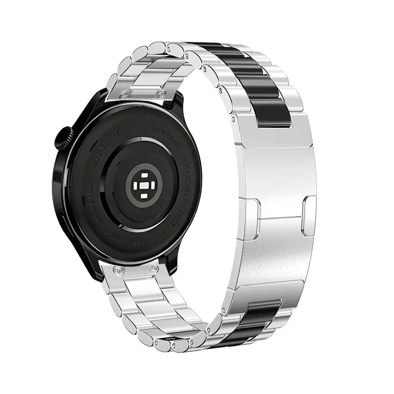 Huawei Watch GT 3 Pro - 46mm One Push' Steel Strap (Silver/Black)