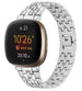 Silver Diamond Fitbit Versa 3 Strap
