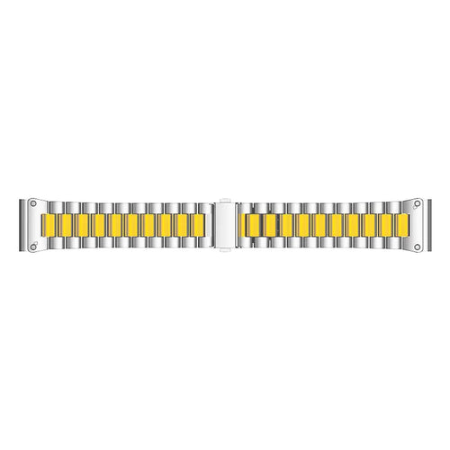 Garmin Fenix 5s/6s Premium Steel Strap (Silver/Gold)