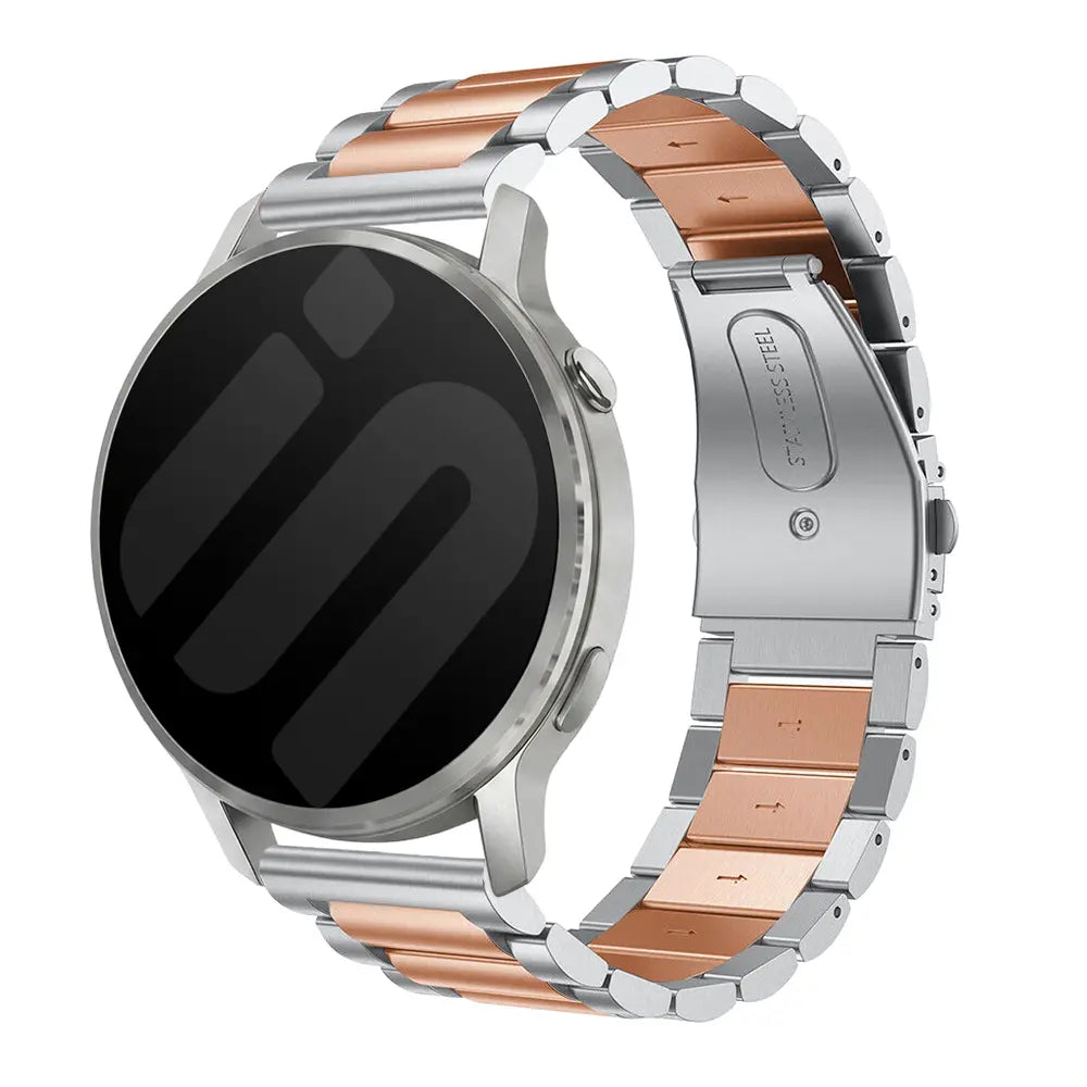 Garmin Forerunner 70 Steel Strap (Silver/Rose Gold)